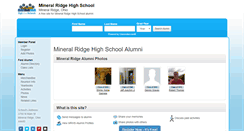 Desktop Screenshot of mineralridgehighschool.com